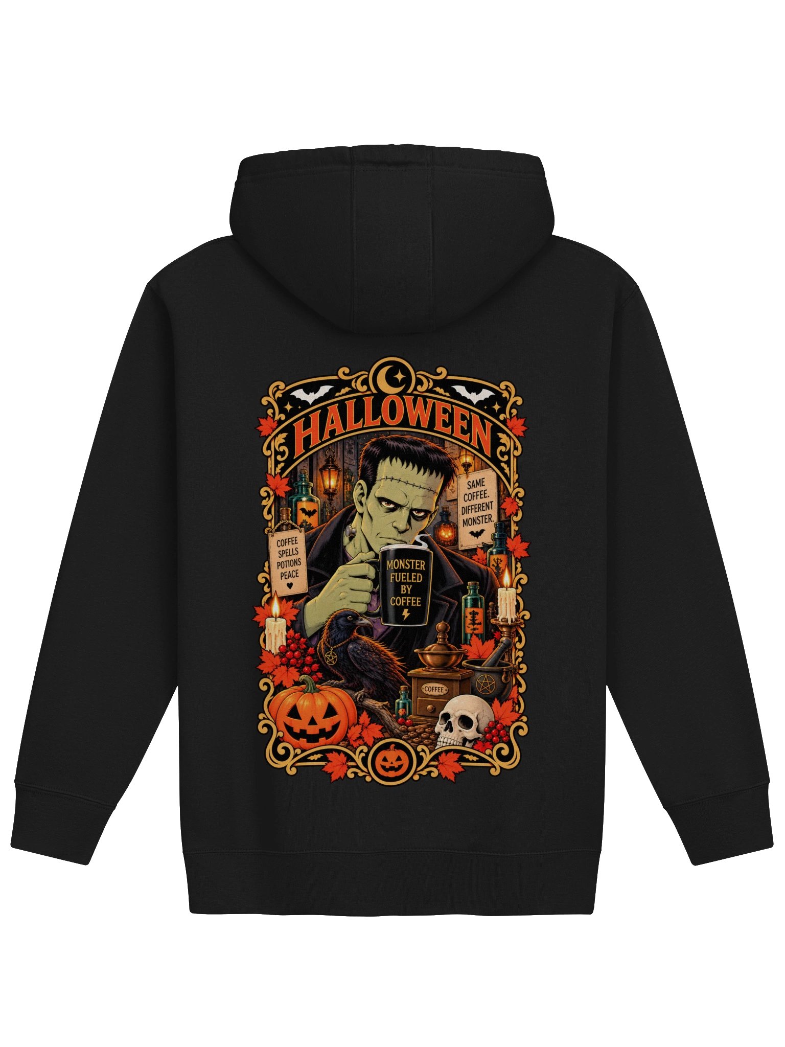 Frankenstein – Monster Fueled by Coffee | Women’s Hoodie product image (11)