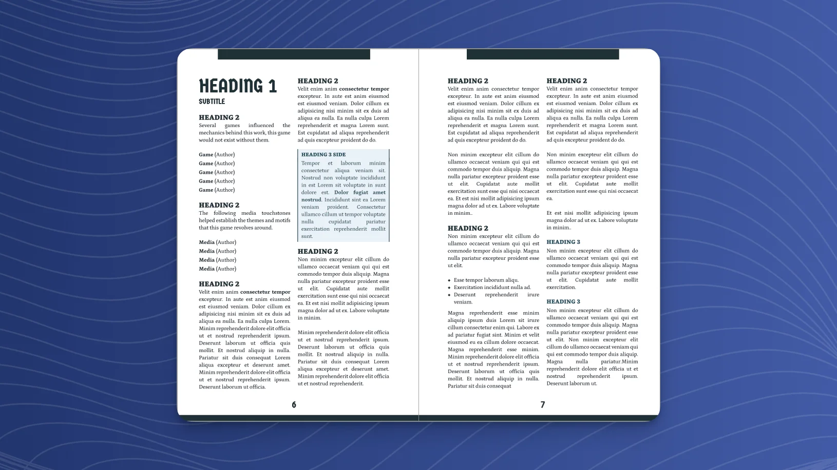 Portrait and Landscape Affinity Publisher Templates: Inspired by Songs and Sagas product image (3)