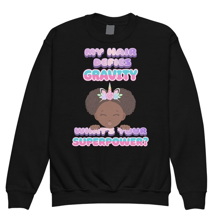 Defies Gravity Kid's Crewneck product image (1)