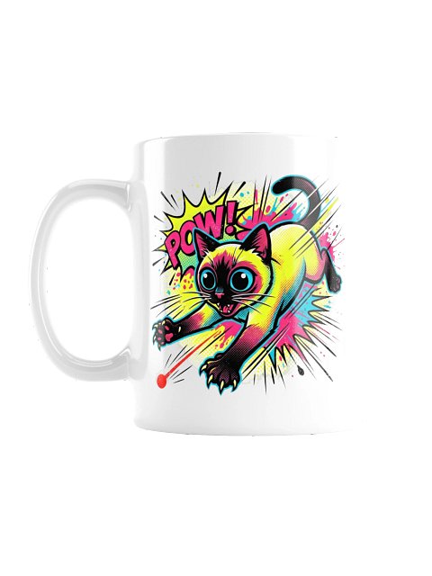 Laser Chase Siamese Mug