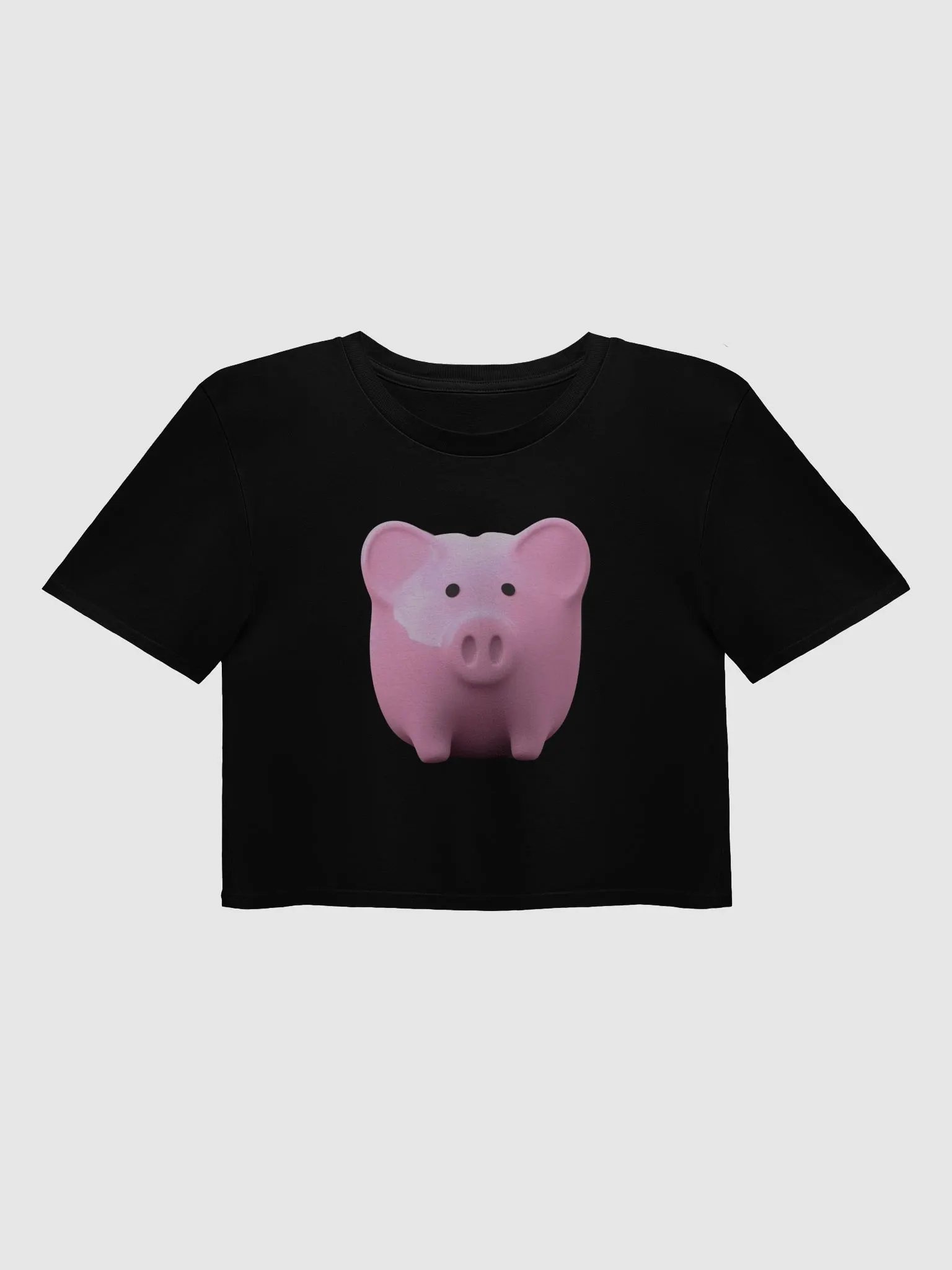WUPPLES® Premium Crop Top - Pink Pig | Pink Power product image (5)