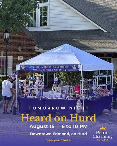 Tomorrow night at @heardonhurd, 6 to 10.
Tag somebody you want to bring. 💜