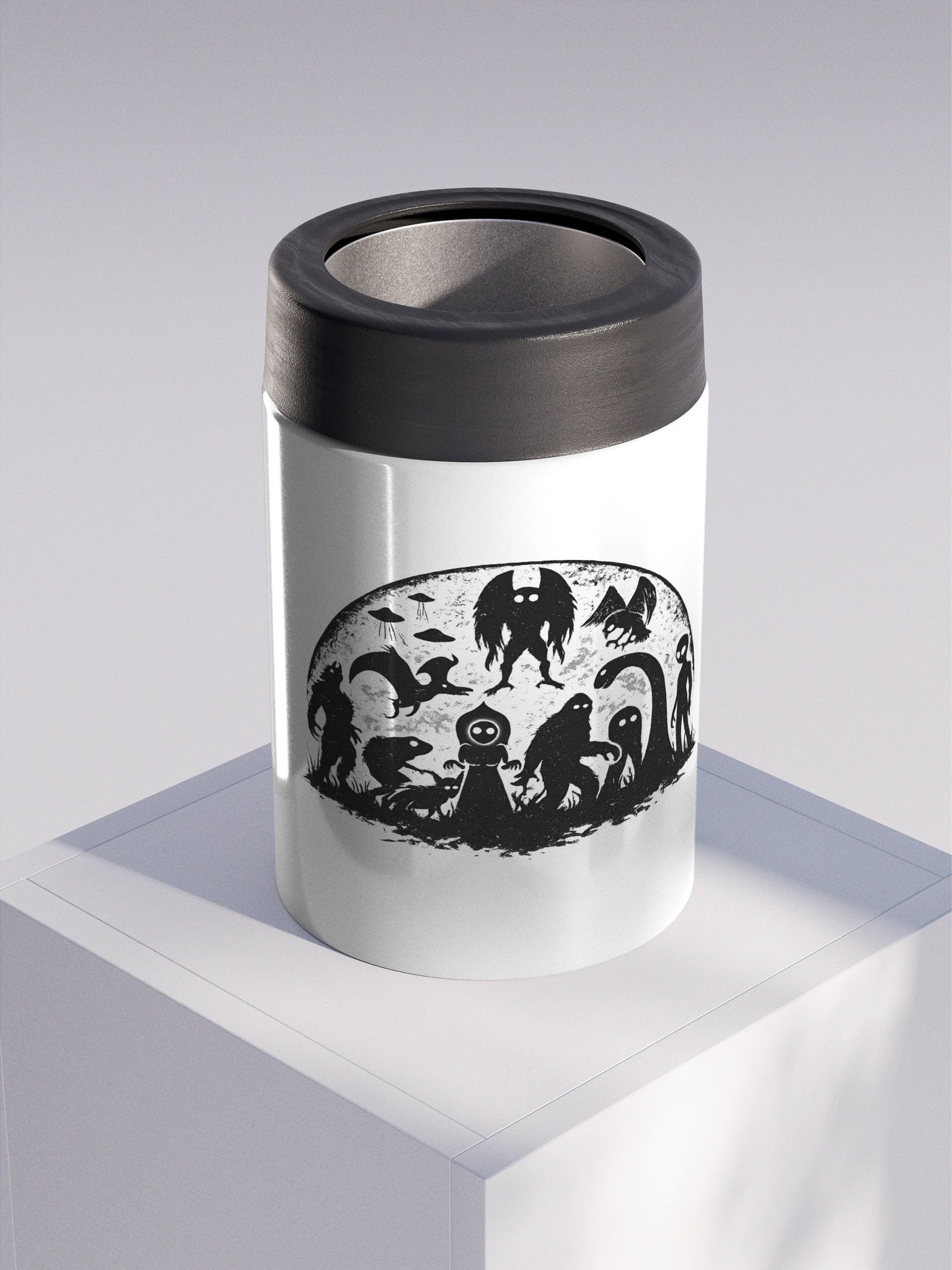 CRYPTID MOON STAINLESS STEEL KOOZIE product image (3)