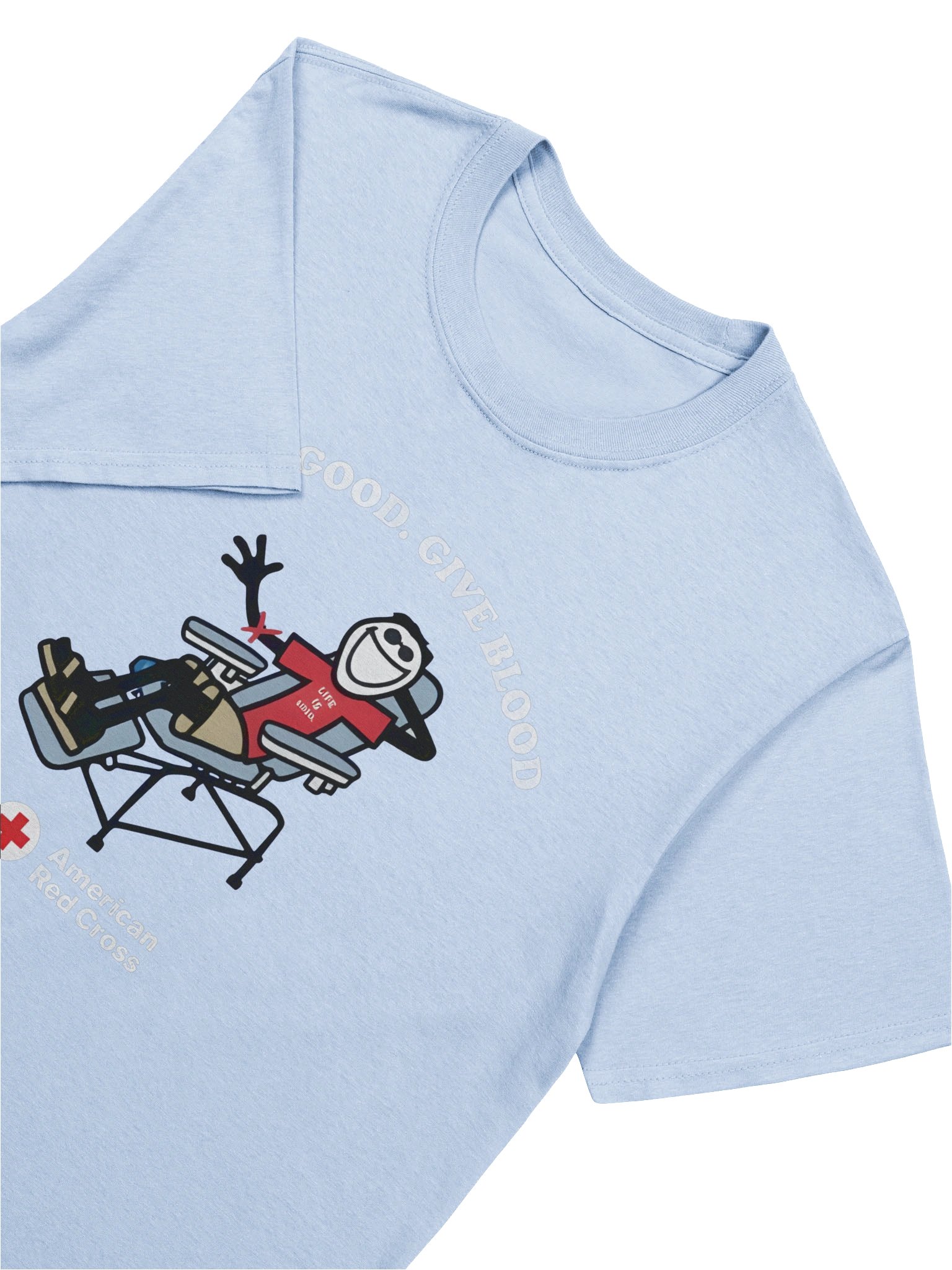 American Red Cross and Life Is Good Shirt product image (12)