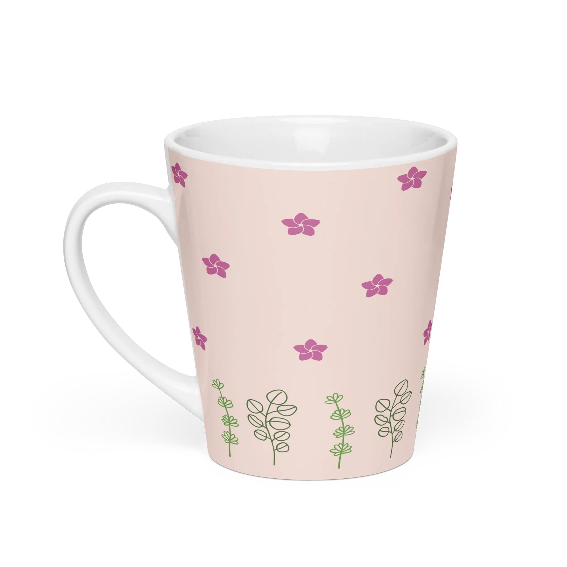 Botanical Elegance Latte Mug product image (1)