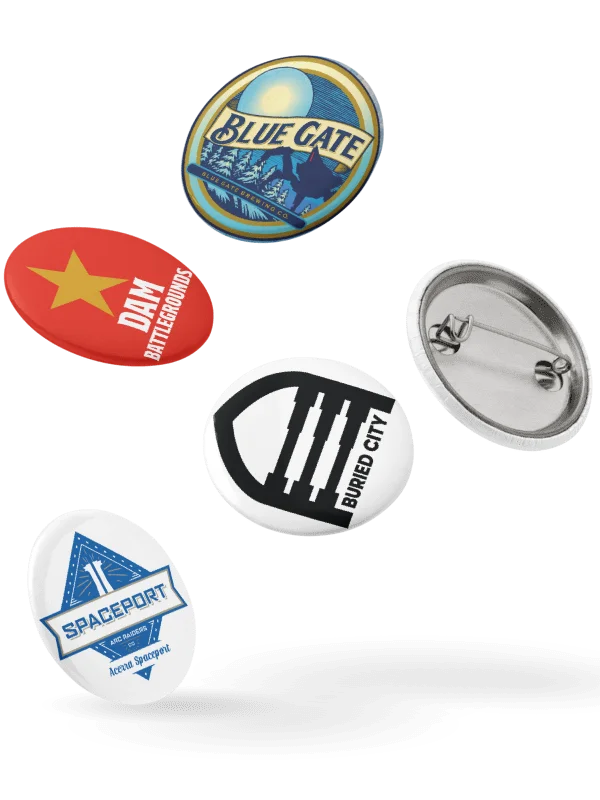 Arc Raiders City Buttons (Pack of 5) product image (1)