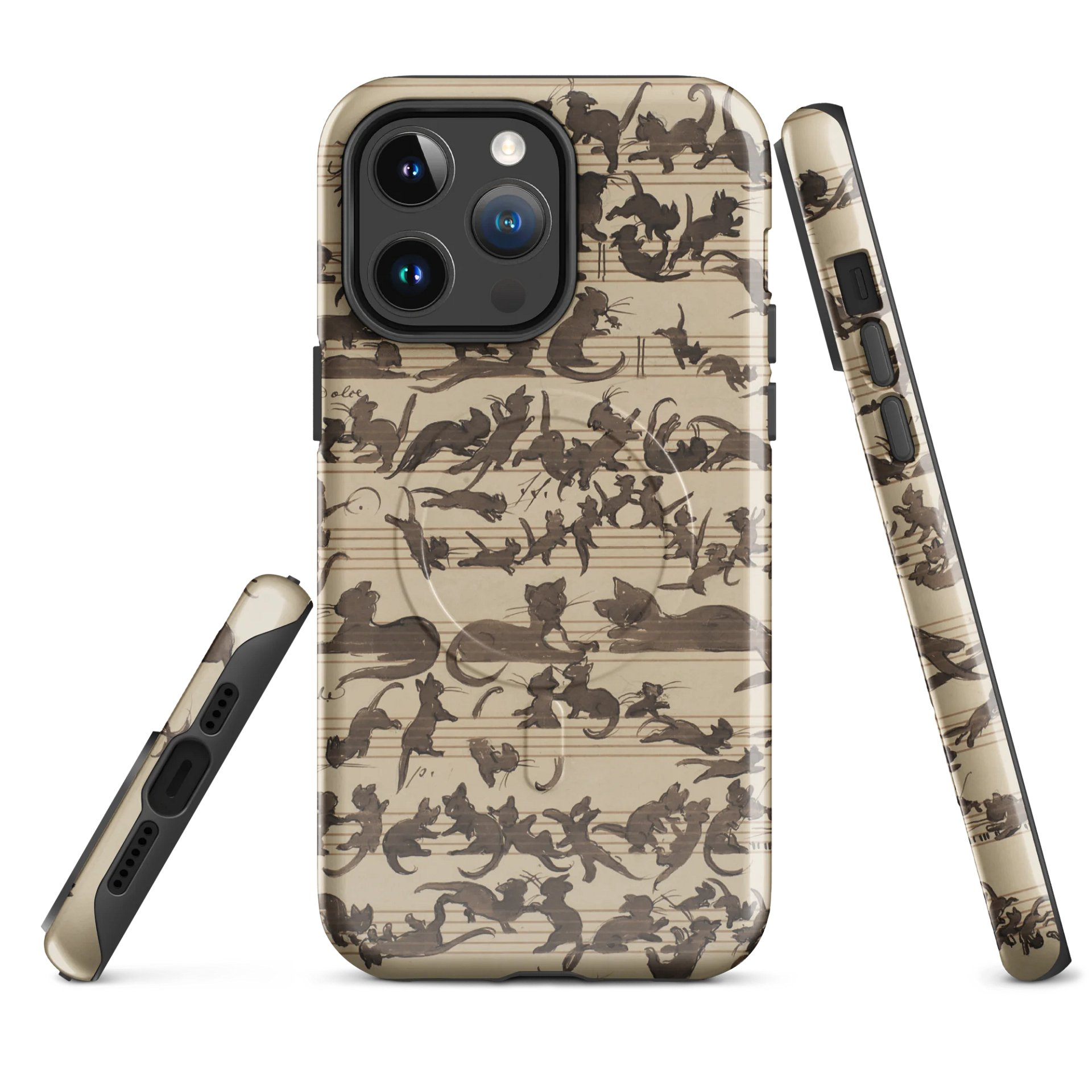 Cat Symphony iPhone® MagSafe® Tough Case product image (7)