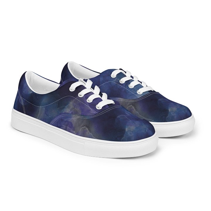Marbled Sky Women's Canvas Shoes product image (2)