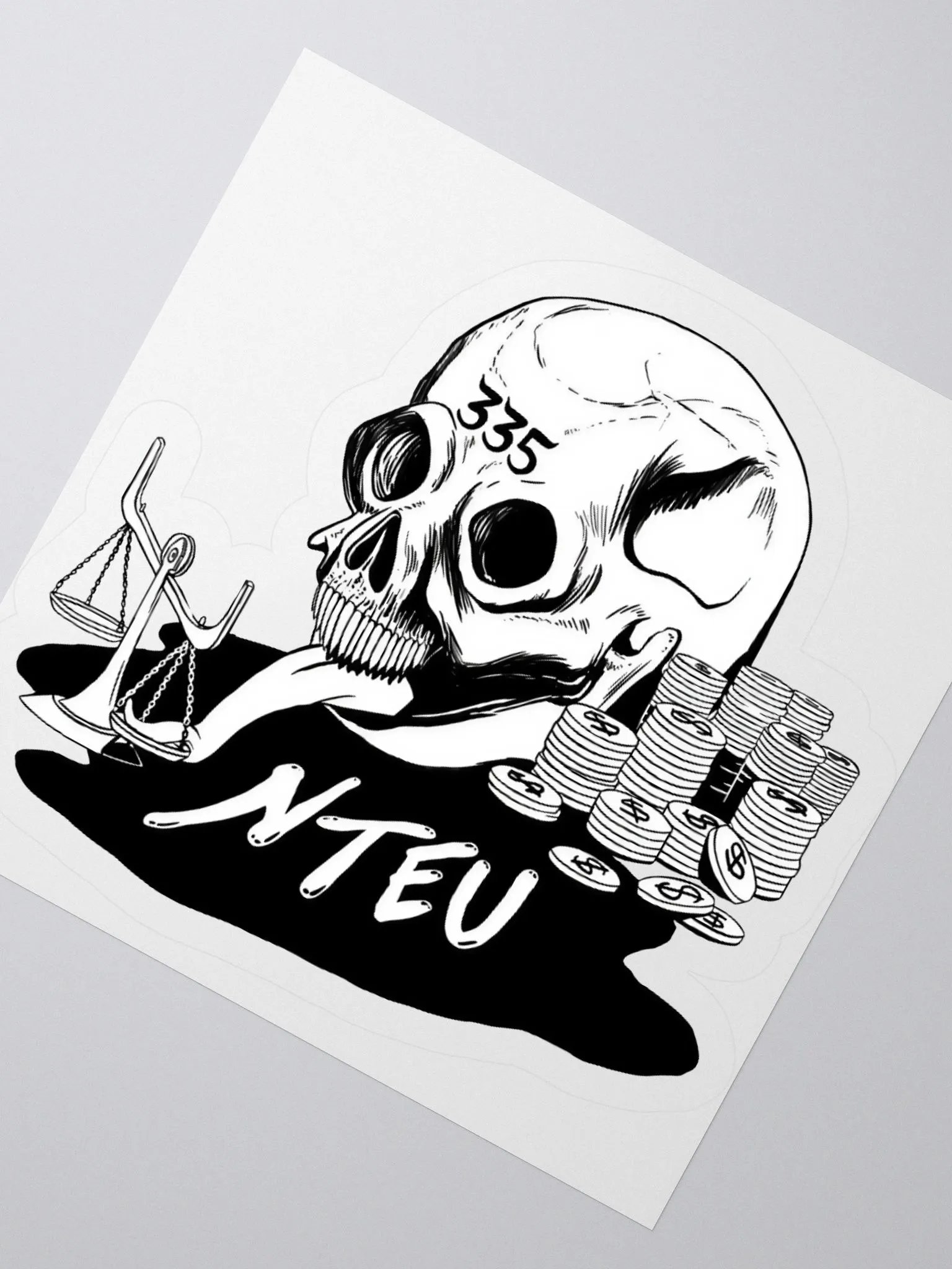 Skully 335 Sticker product image (2)