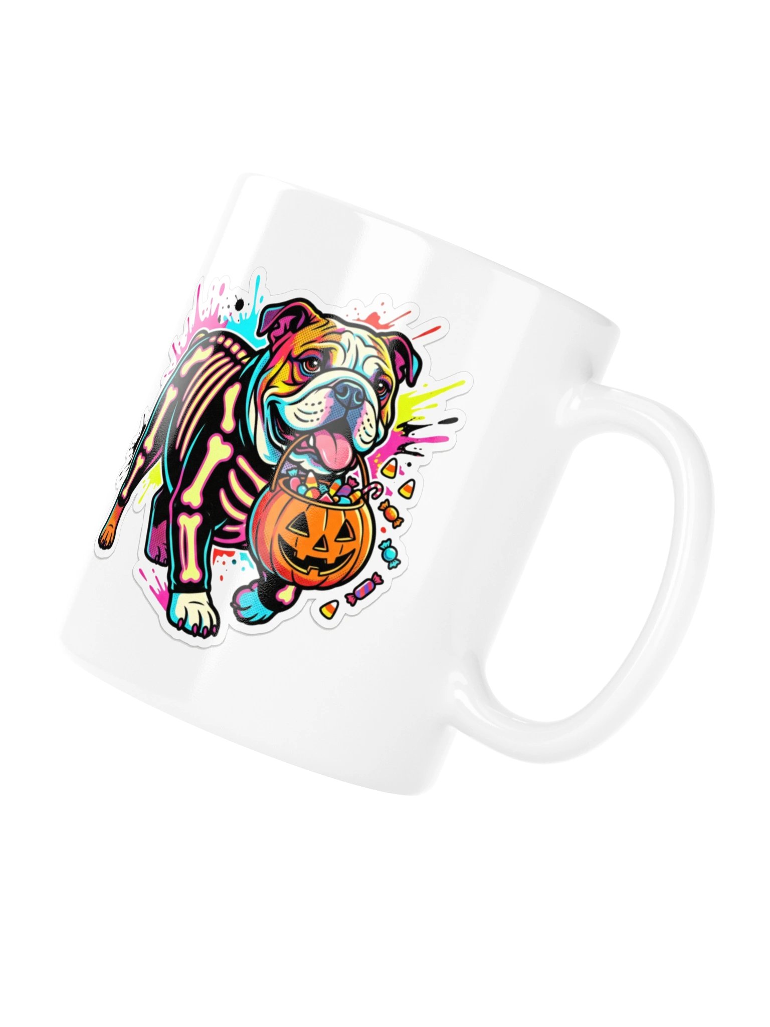 Skeleton Costume Bulldog Mug product image (4)