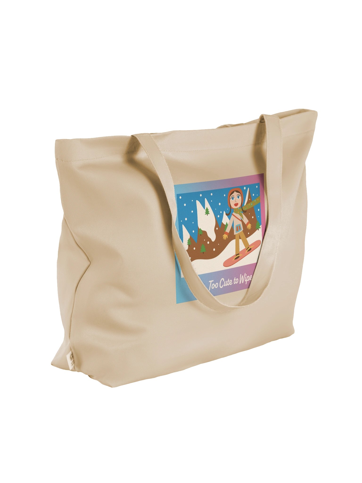 Too Cute to Wipe Out Large Tote product image (4)