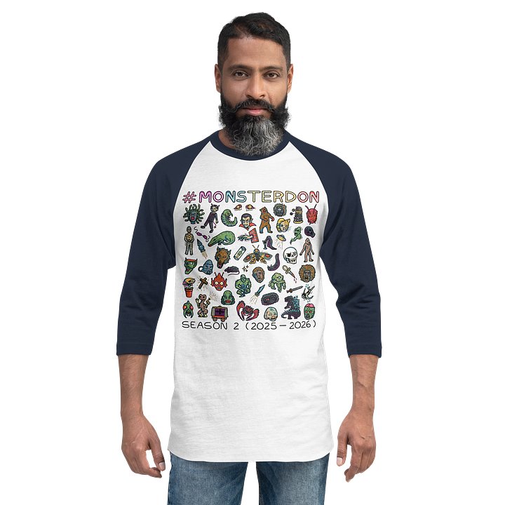 Monsterdon Raglan Long-Sleeve T-Shirt (Light) product image (17)