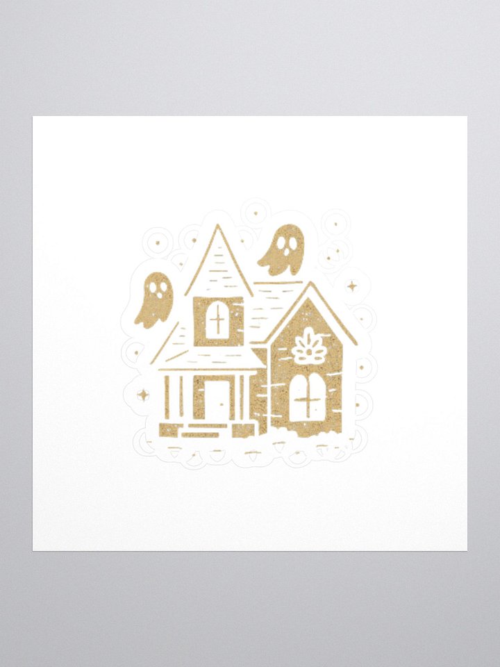 Haunted Cottage Kiss-Cut Sticker product image (1)
