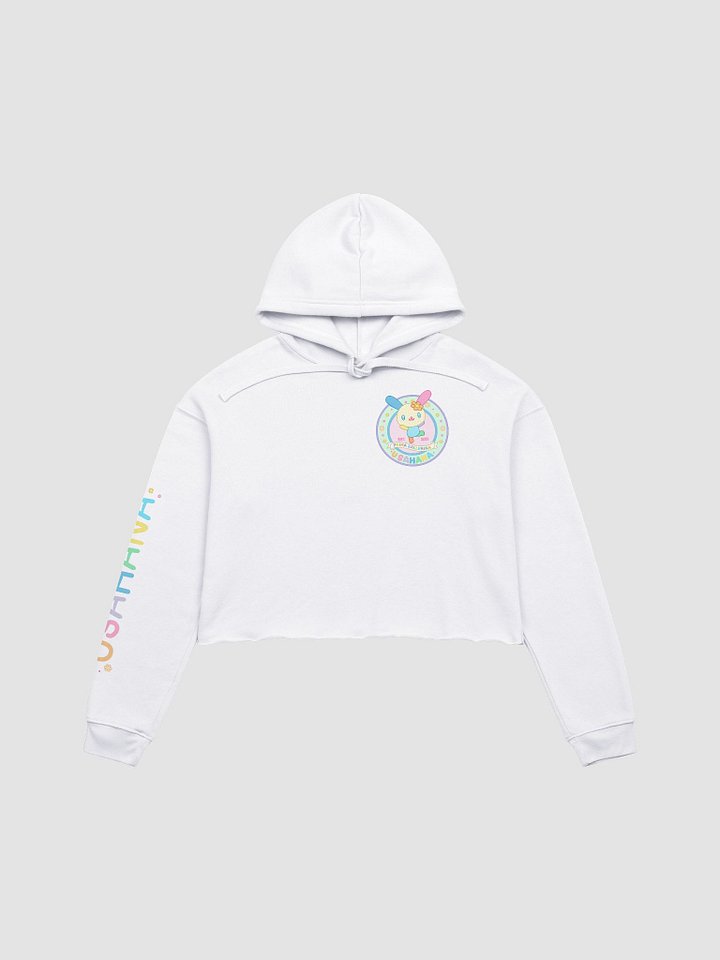 Rainbow Bunny Cropped Hoodie product image (2)