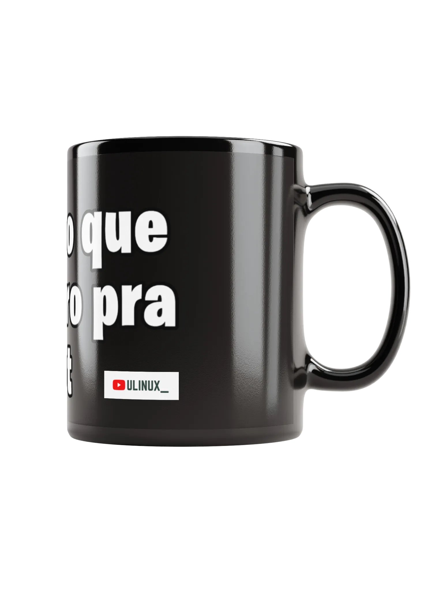 Caneca "Cuidado que eu morro pra Bot" product image (3)