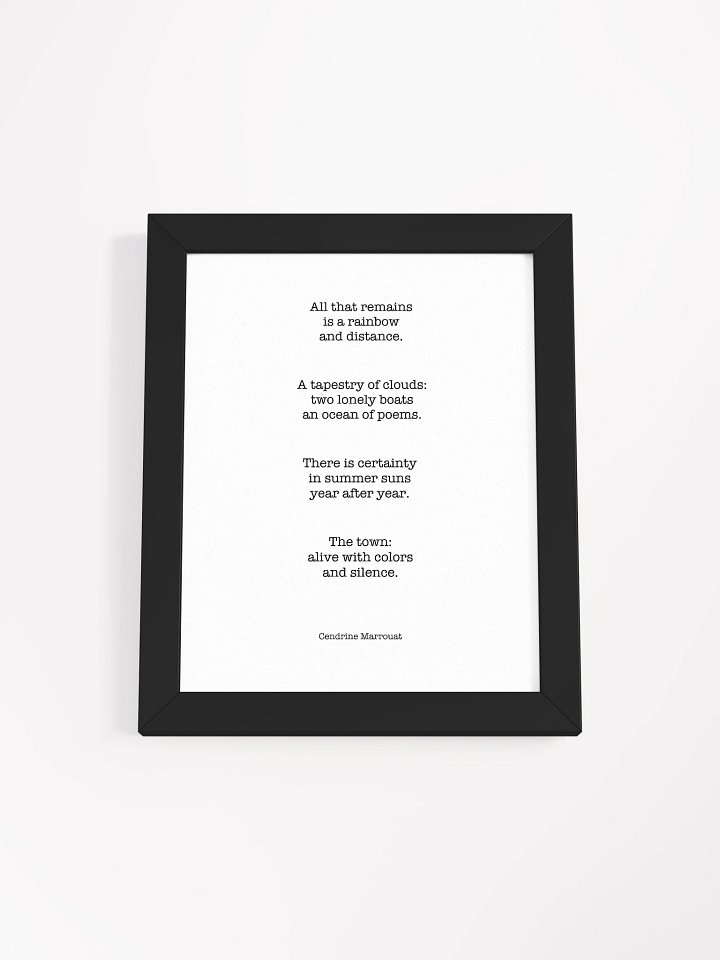 Four Haiku (Framed Poster) product image (1)