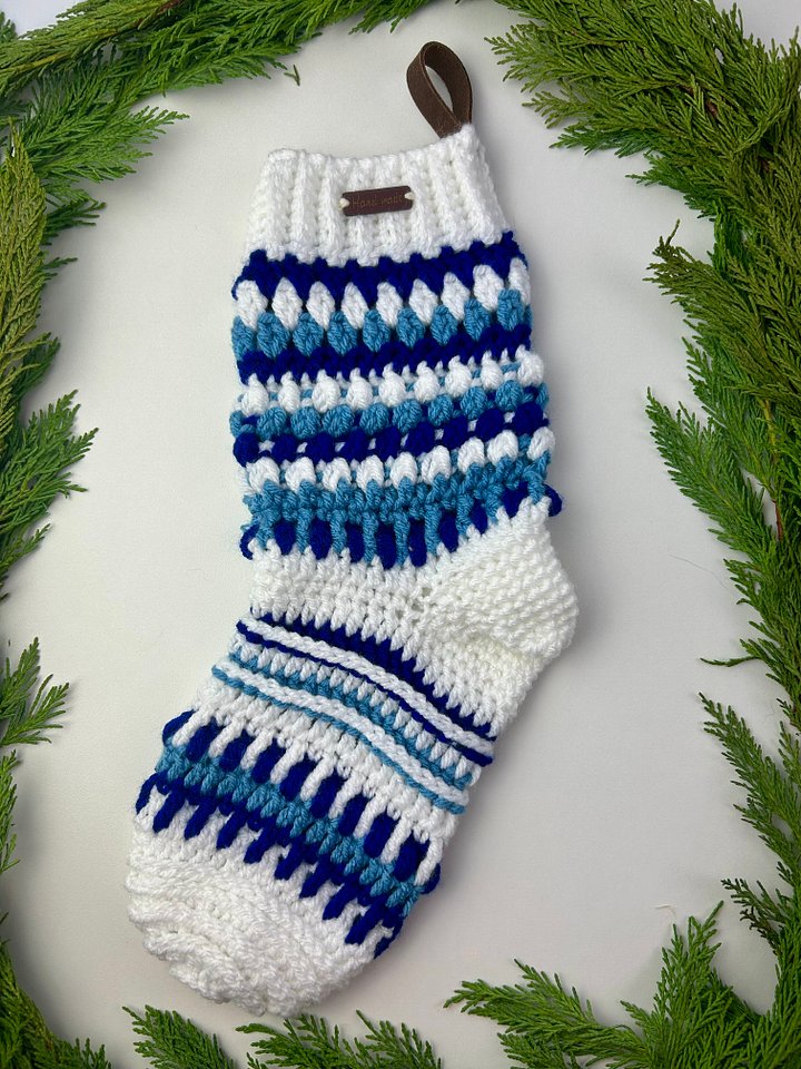 Crochet Christmas Stocking Pattern PDF product image (2)