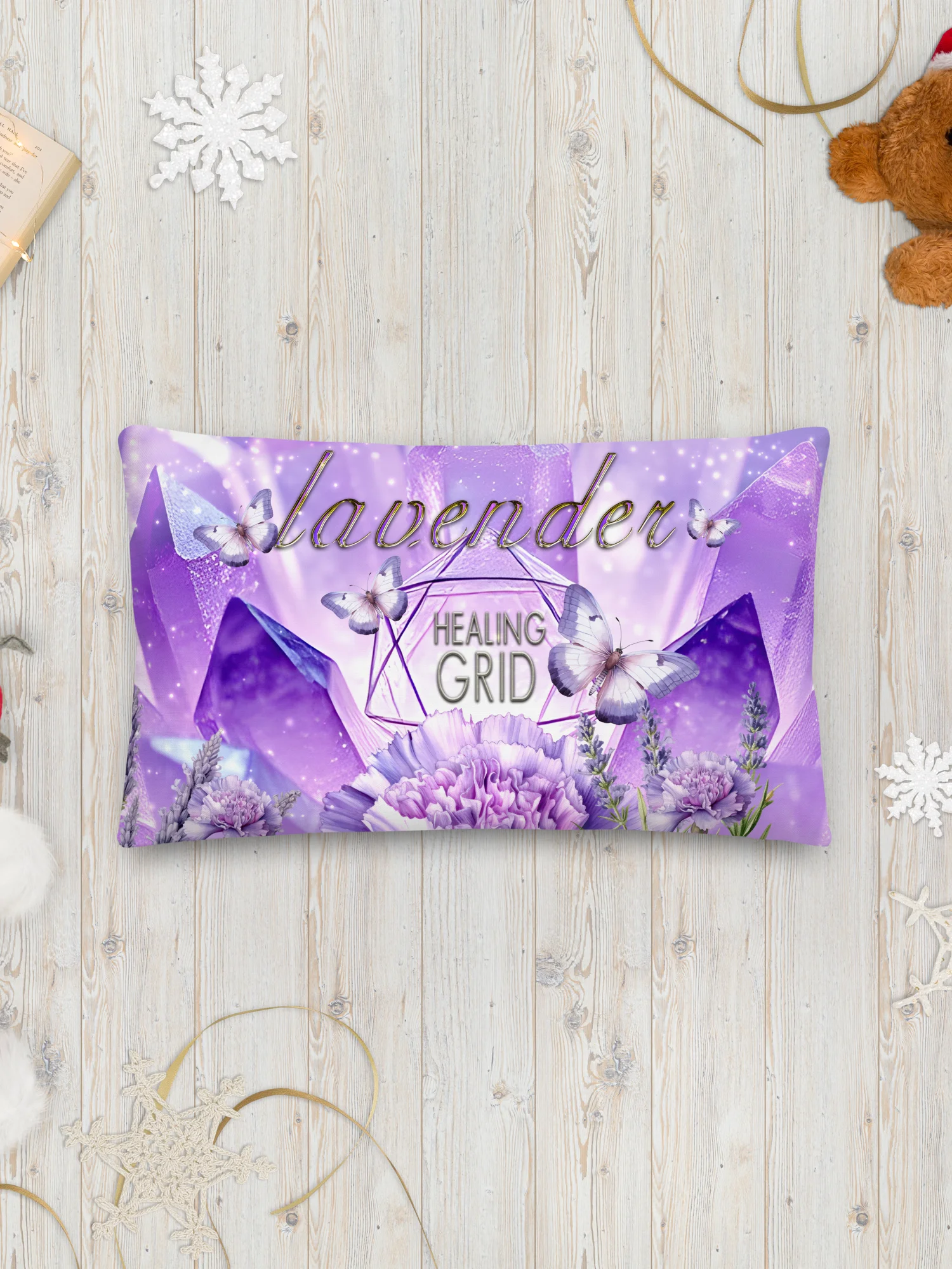 Amethyst Healing Grid Pillow product image (6)