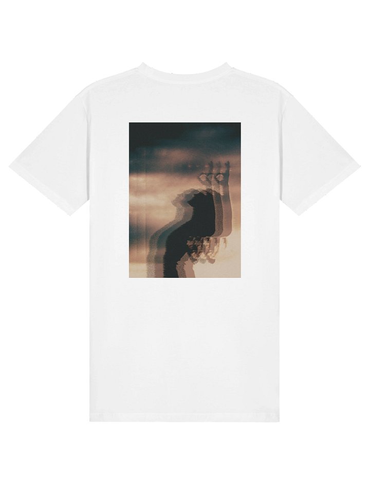 Abstract T-Shirt- White with Moon Logo product image (2)