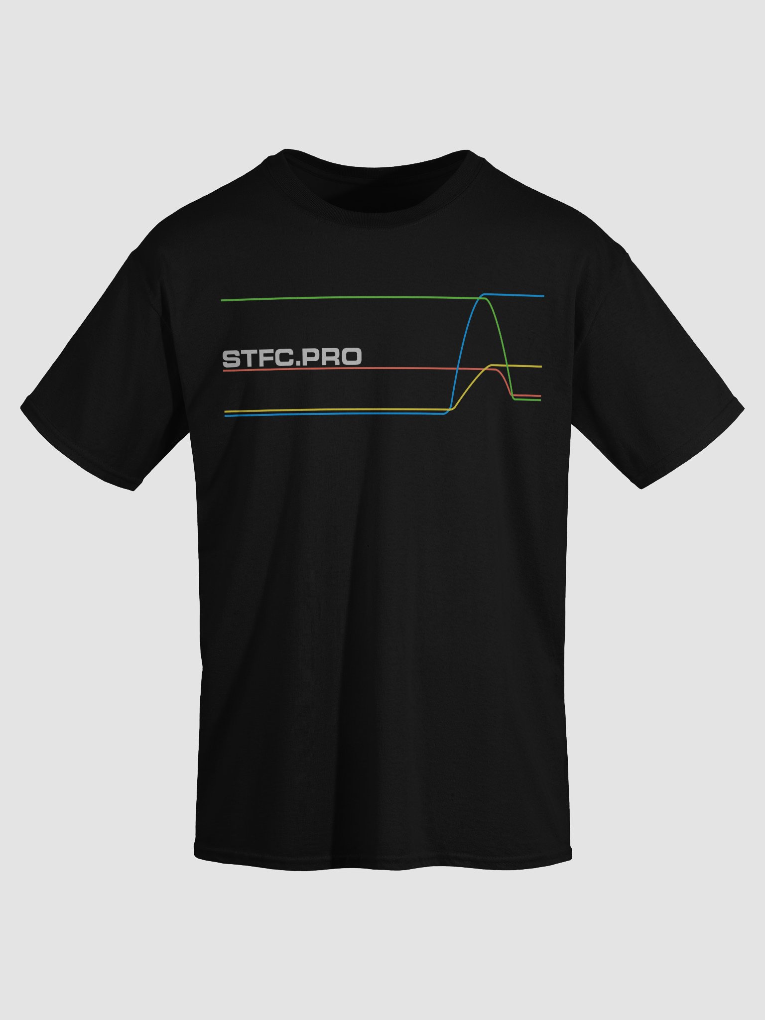 80s Inspired STFC.PRO graph lines t-shirt product image (28)