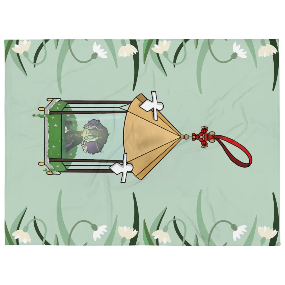 Lantern Oni Throw Blanket product image (1)