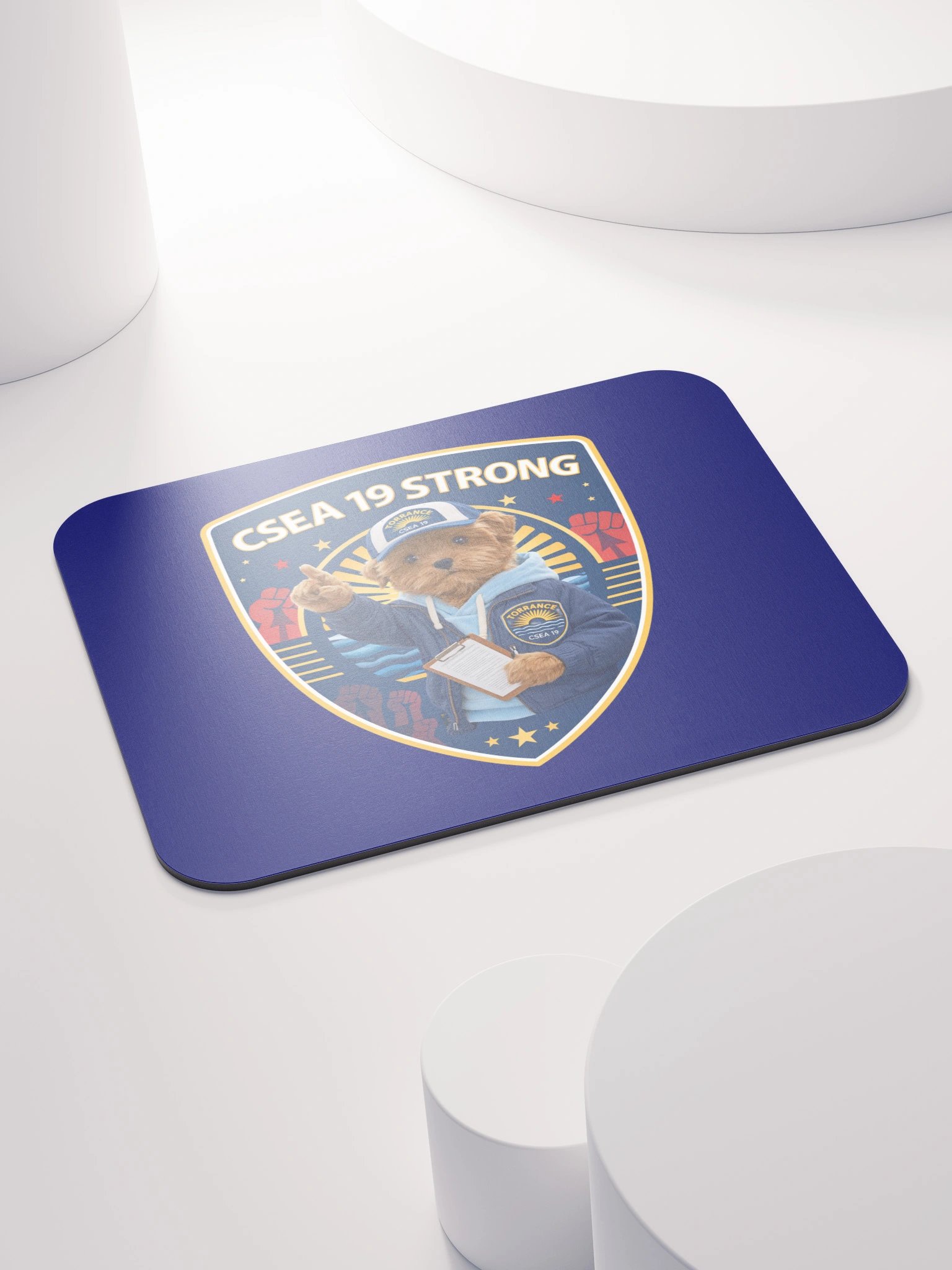 CSEA 19 Strong Union Badge Mouse Pad product image (4)