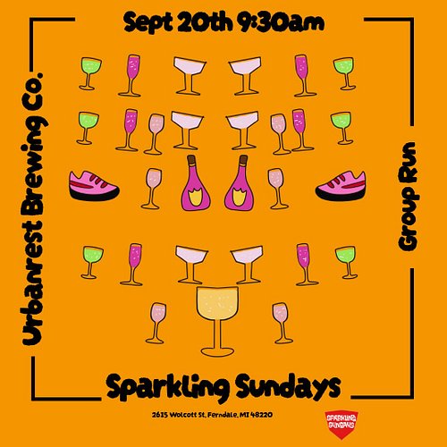 📣Join Sparkling Sundays at @urbanrestbrewing for our September Group Run this Sunday 🏃🏾🏃🏾‍♀️🏃‍♂️. We running it back with Yog...