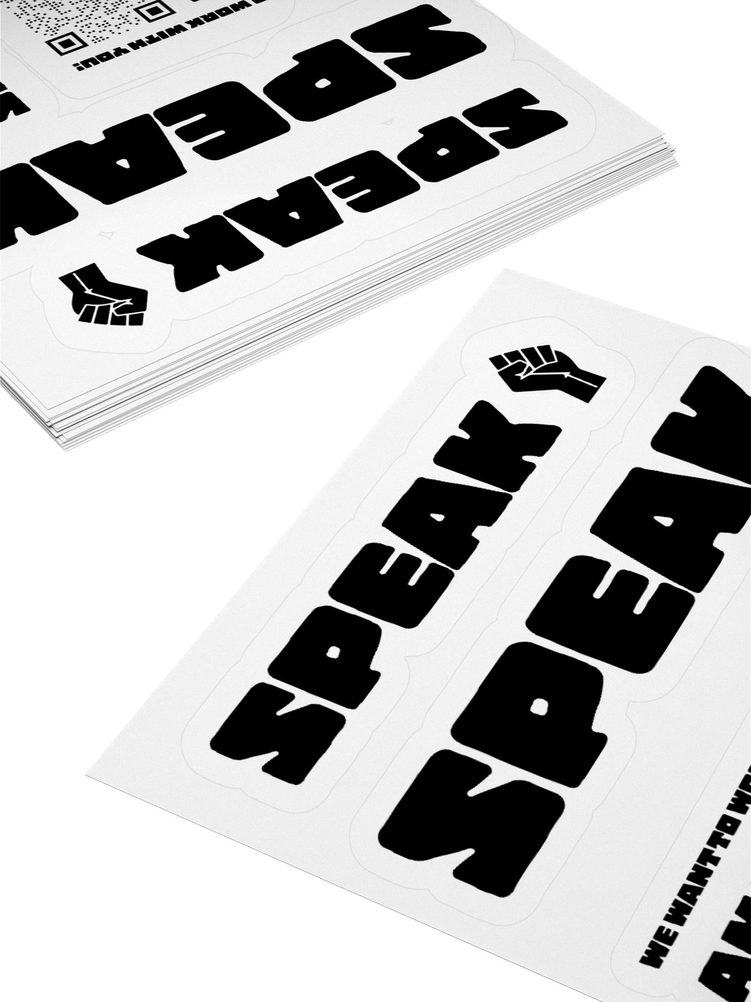 SPEAK Boldly Stickers (MODIFIED) product image (4)