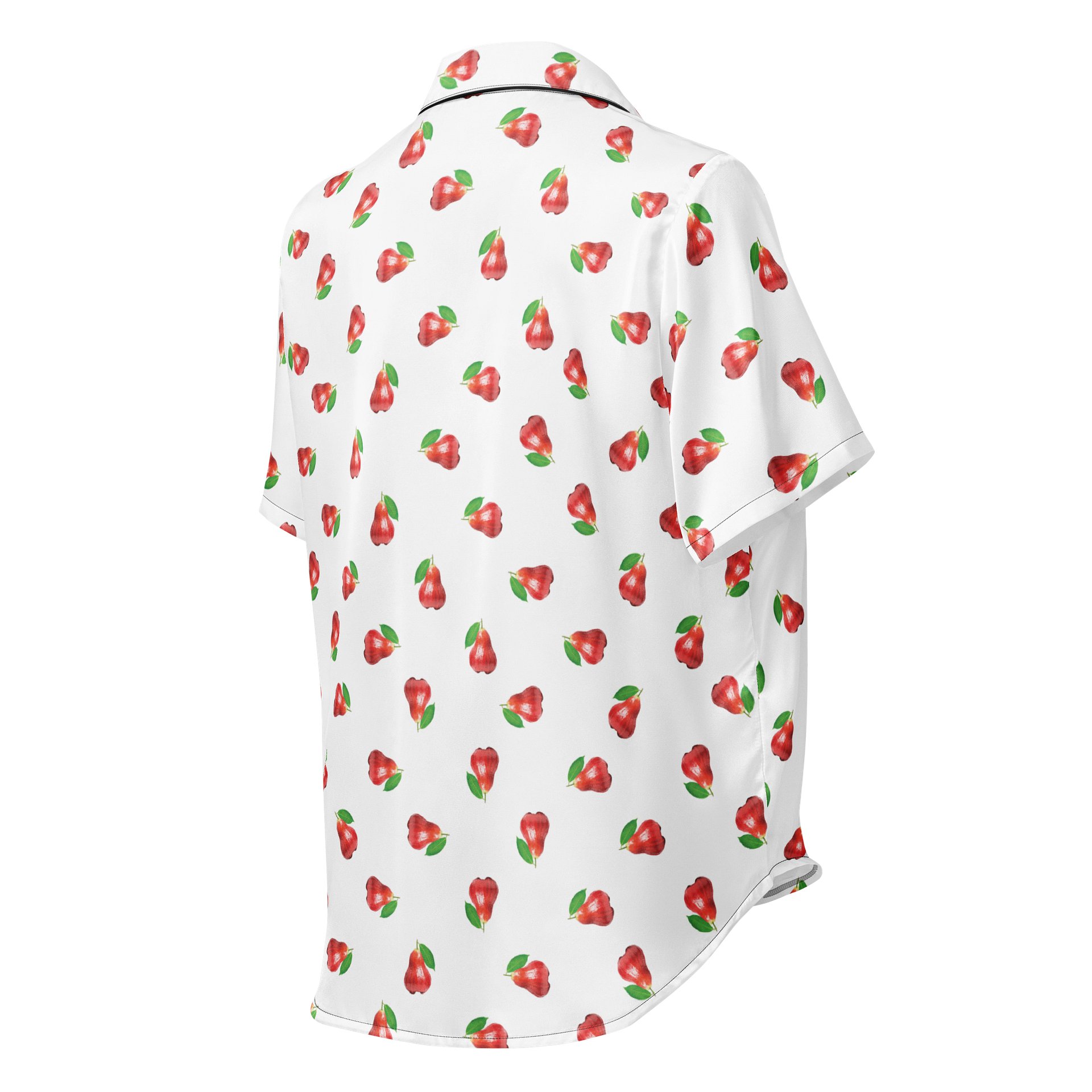 CaribbeanApples Otaheite Fruit Print | Women's Short Sleeve Pajama Top product image (2)