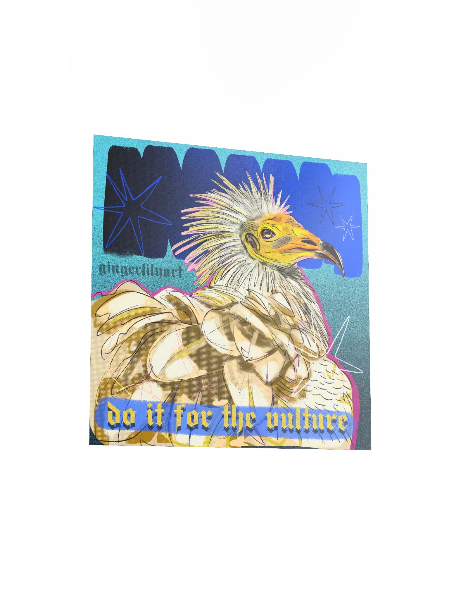 egyptian vulture print product image (5)