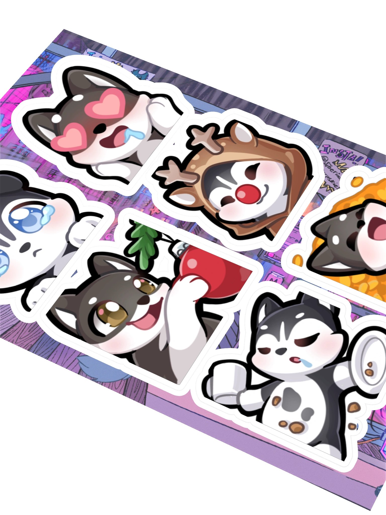 Siberian Derpskies Sticker Sheet 2 product image (2)