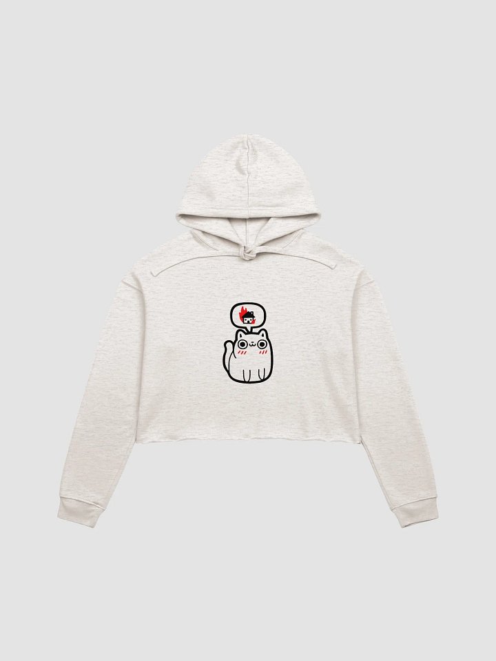 Criminal Meme Cat Crop Hoodie product image (1)