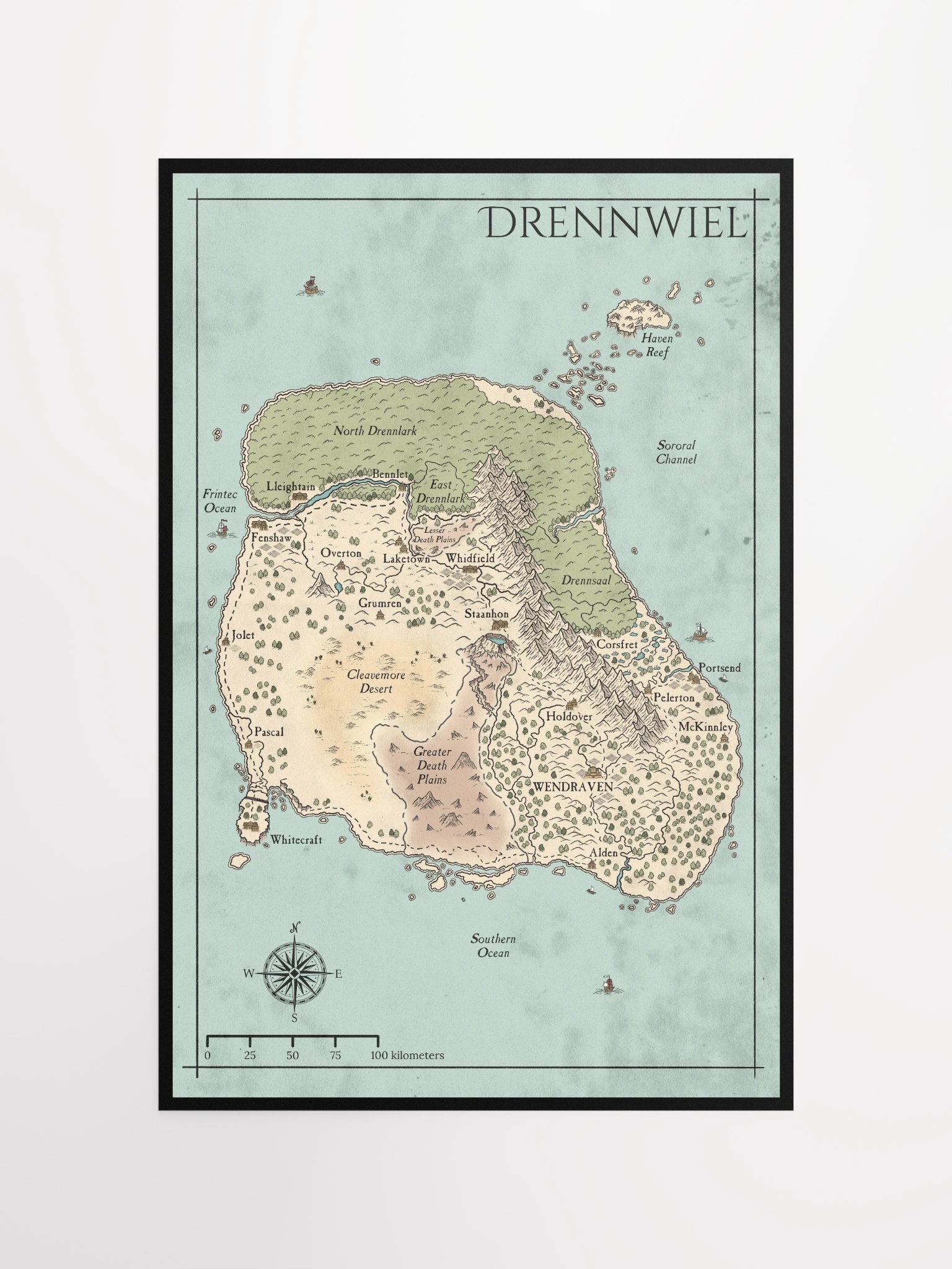 Map - Drennwiel - Poster product image (4)