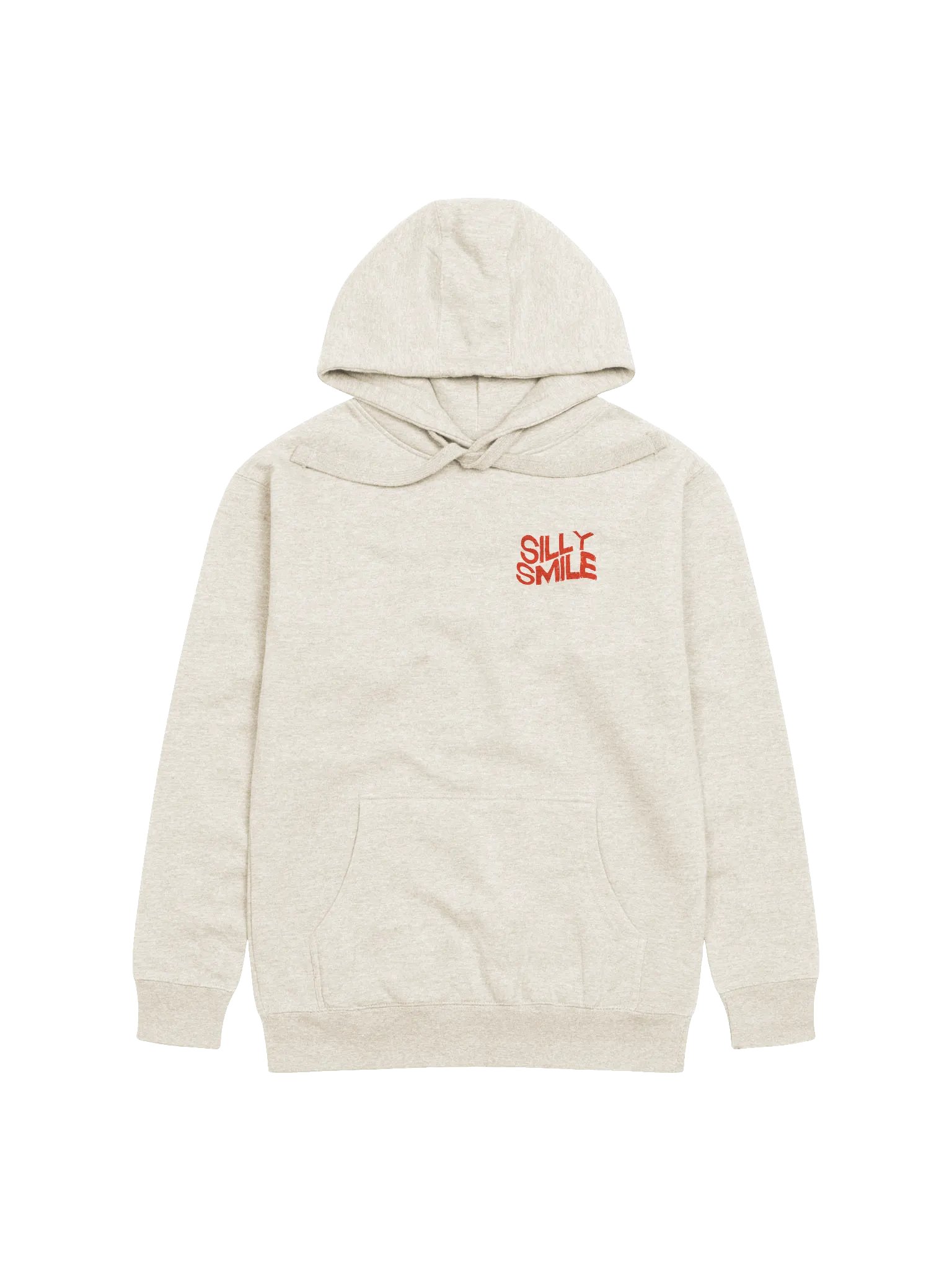 Silly Smile Hoodie White product image (1)