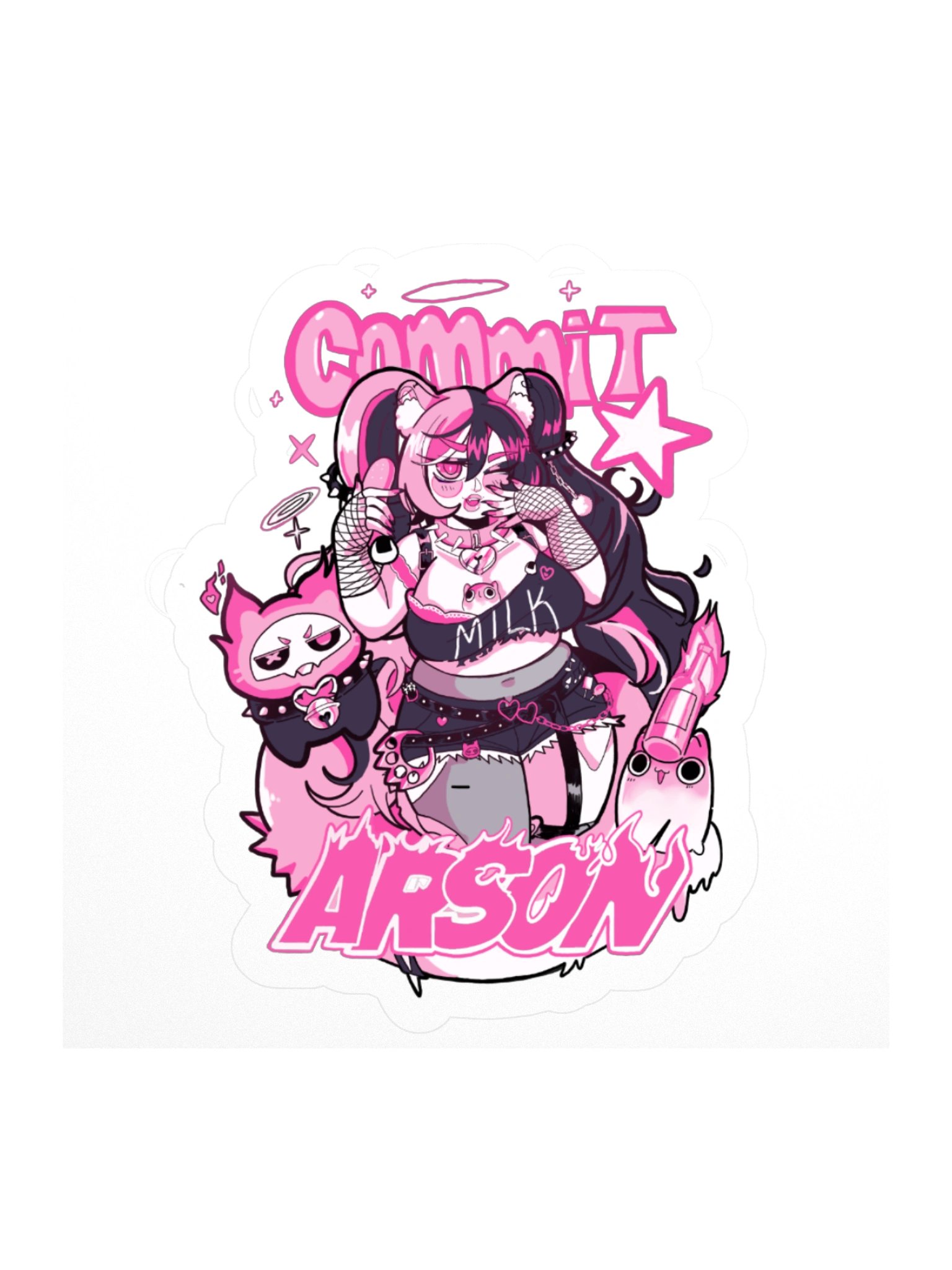 COMMIT ARSON STICKER product image (2)