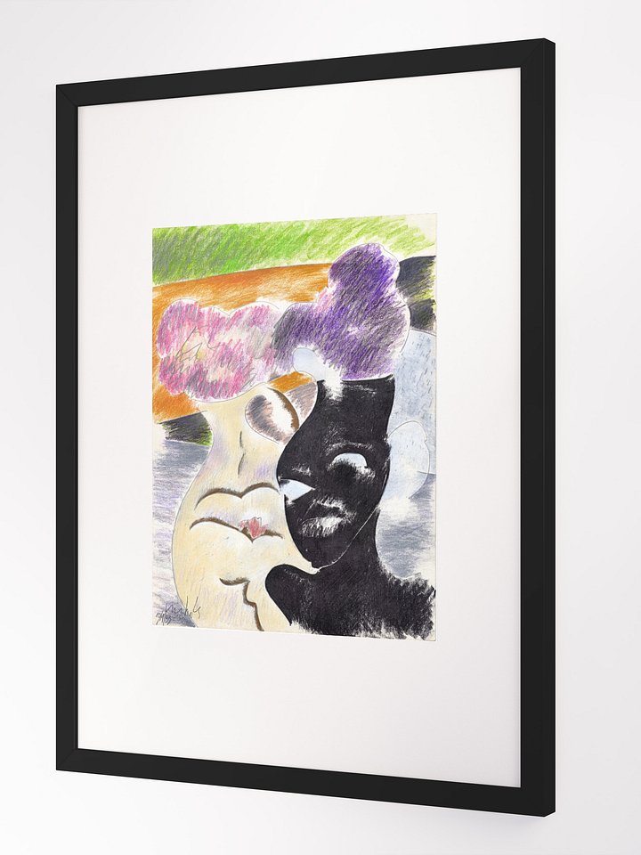 Flowers in Vases 1983 print framed product image (2)