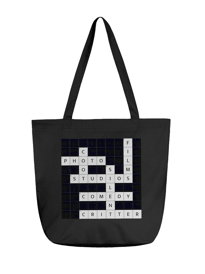 Silent Photo Tote (Crossword) product image (1)