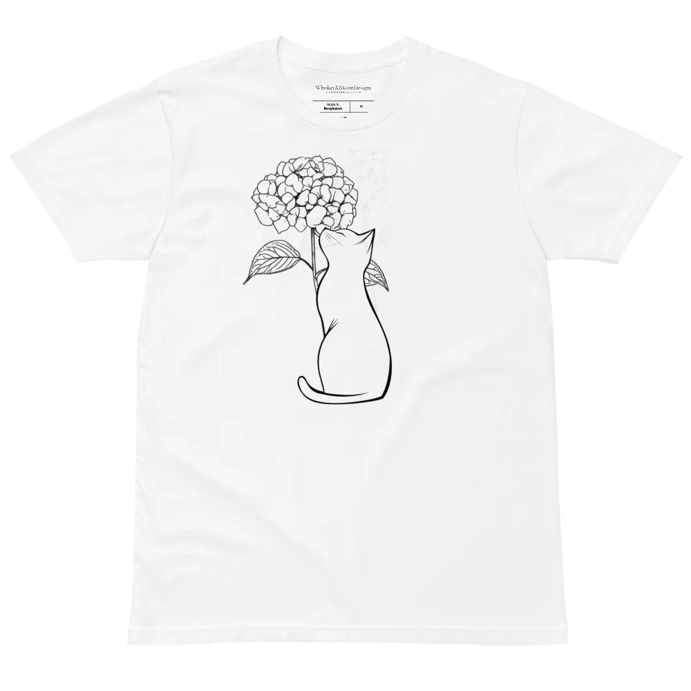 Hydrangea Cat Supreme Comfort Crew Neck Tee product image (17)