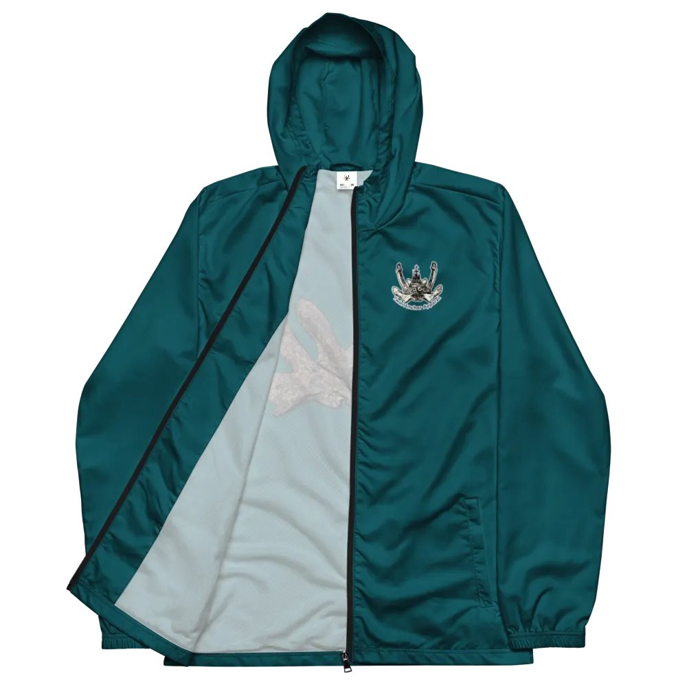 Teal Anchor Windbreaker product image (3)