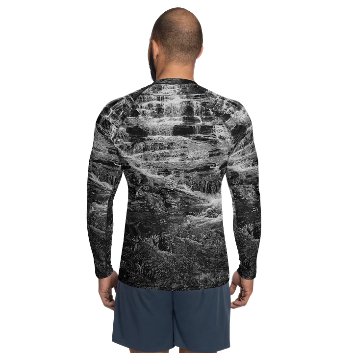 Cascades In Black Rash Guard product image (2)