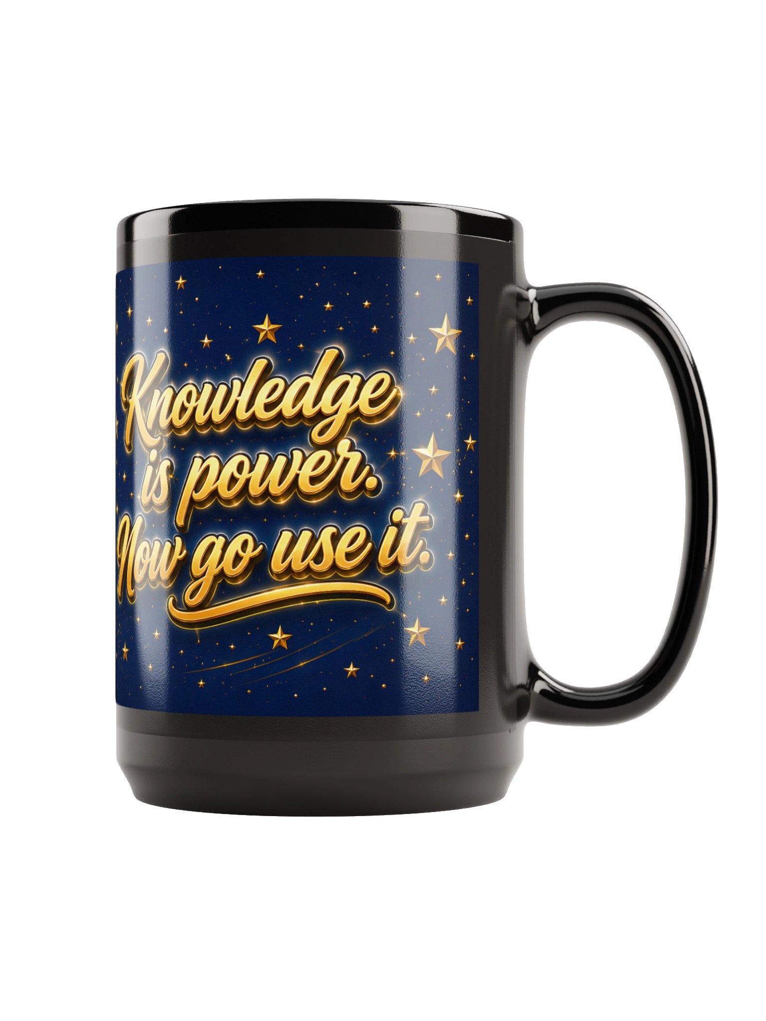 "Educated & Elevated" Graduation Mug — Navy Wrap product image (4)