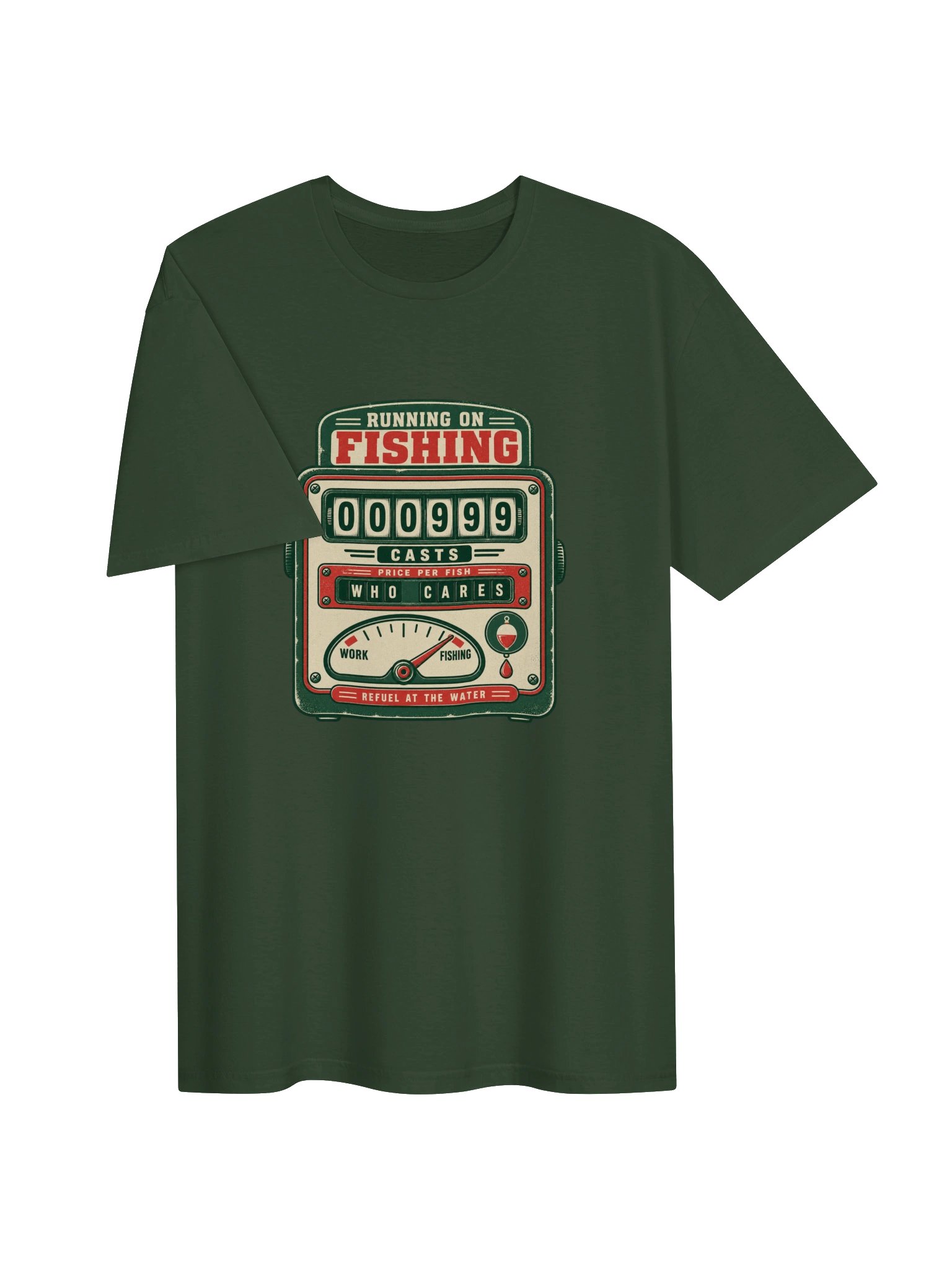 Running on Fishing T-Shirt product image (53)