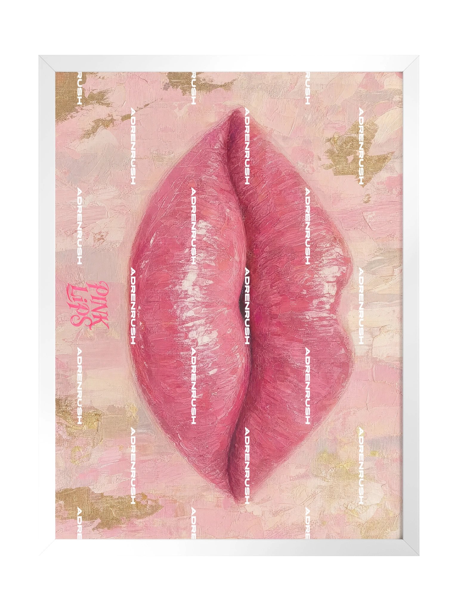 Pink Lips No.3 — AdrenRush (2026) 18"x24" Framed Artwork product image (3)