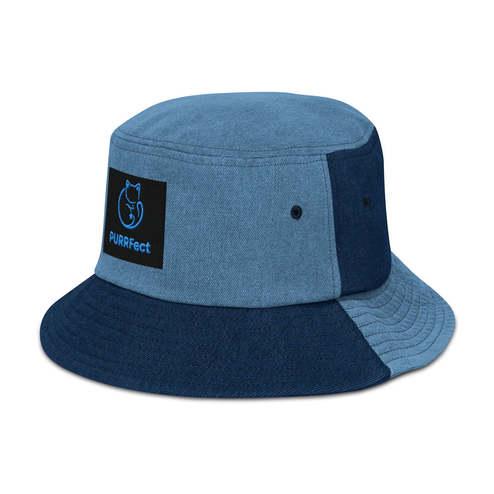 PURRFect Cat Denim Bucket Hat product image (4)