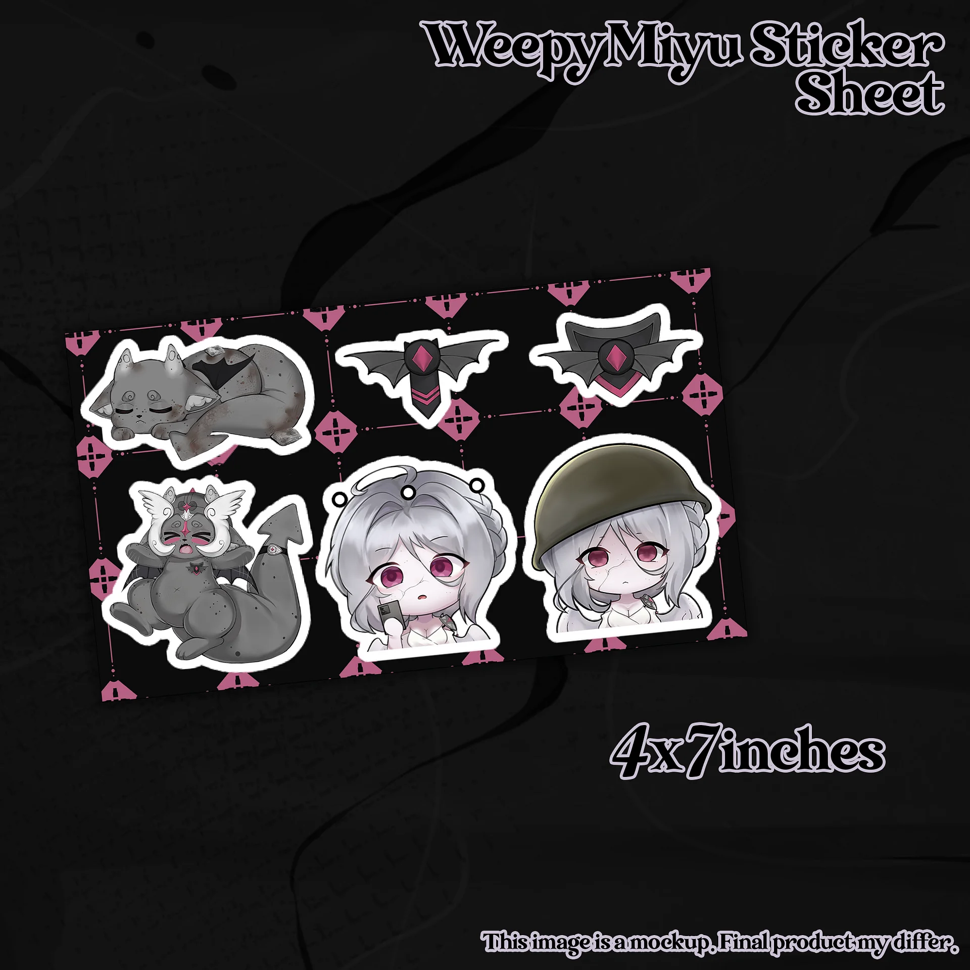 WeepyMiyu Sticker Sheet product image (1)