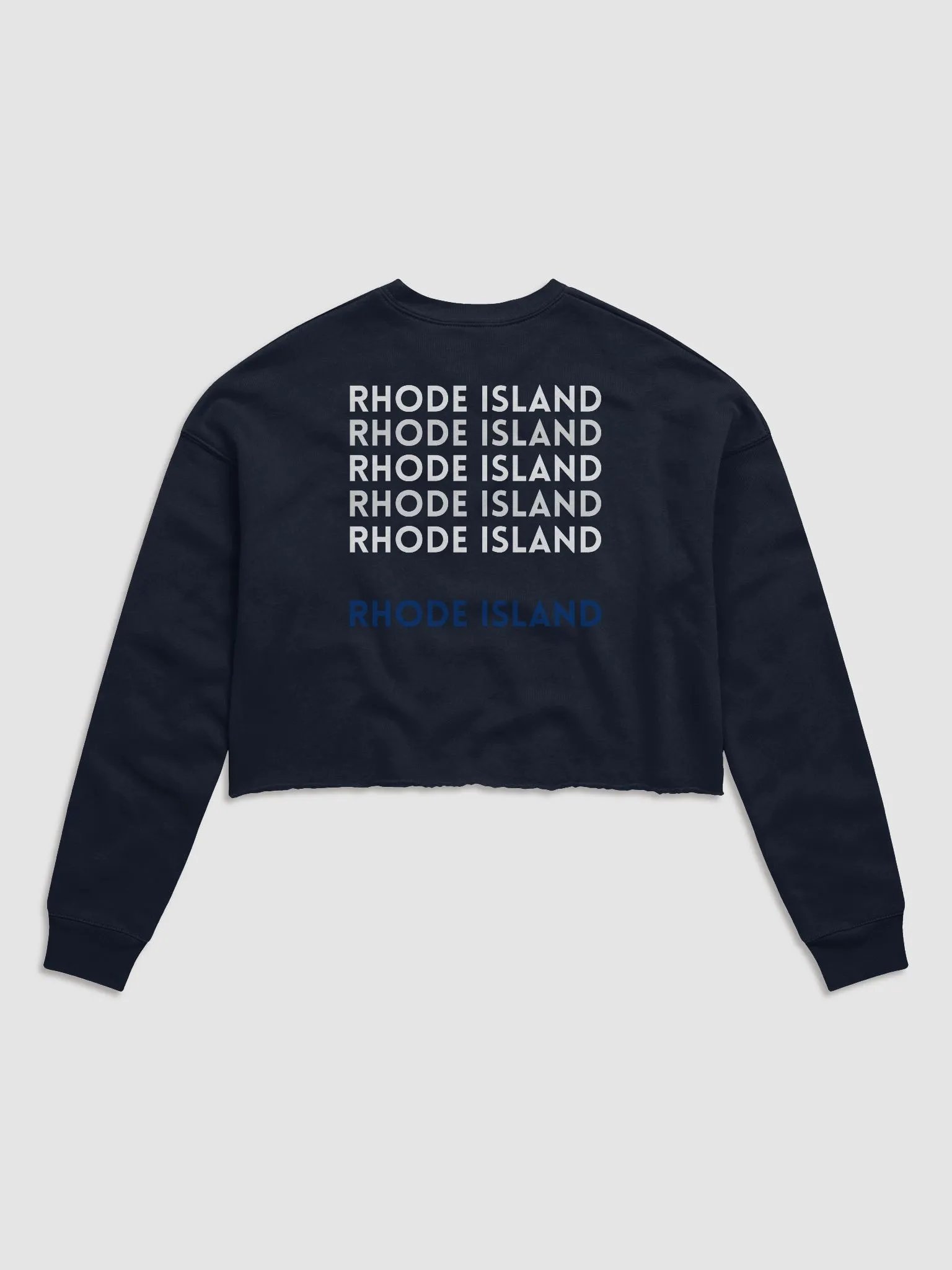 Rhode Island Sleeve Crop Sweatshirt (Midweight Fabric) product image (7)