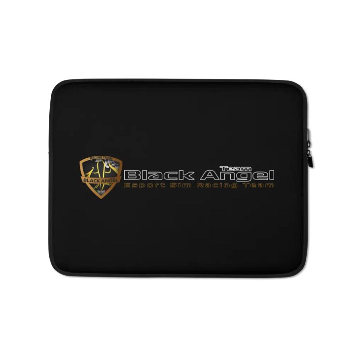 Black Angel Racing Team Laptop Sleeve Black product image (1)