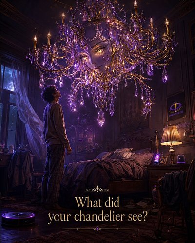 The weirdest character in your bedroom might be hanging from the ceiling.

We already live with objects pretending to be harm...