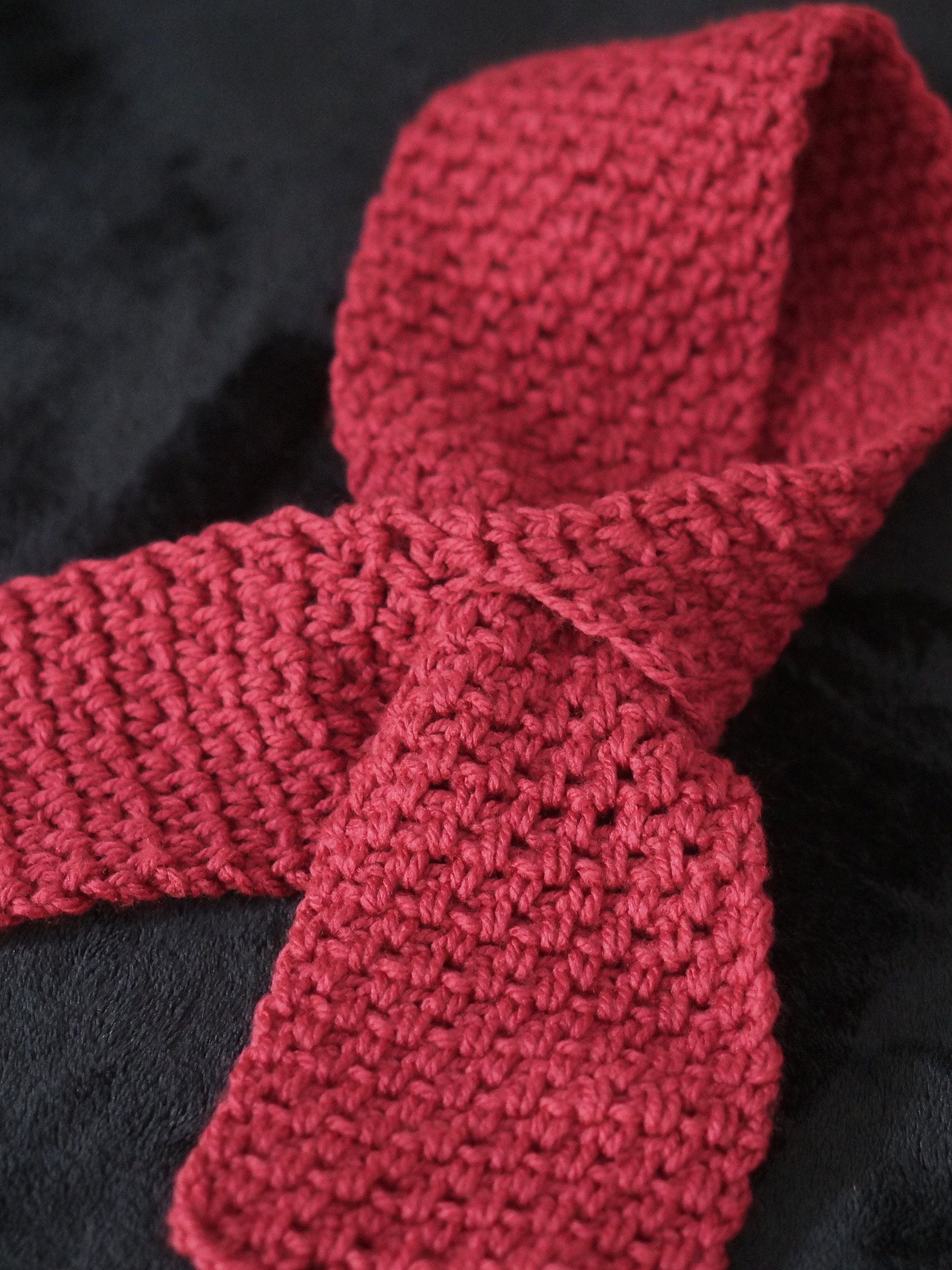 Linen stitch scarf Crochet pattern product image (2)
