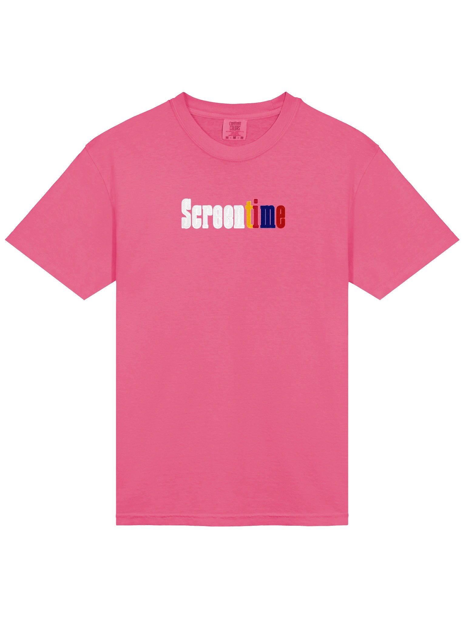 Screentime Vibes Heavy Tee (Pink Edition) product image (3)